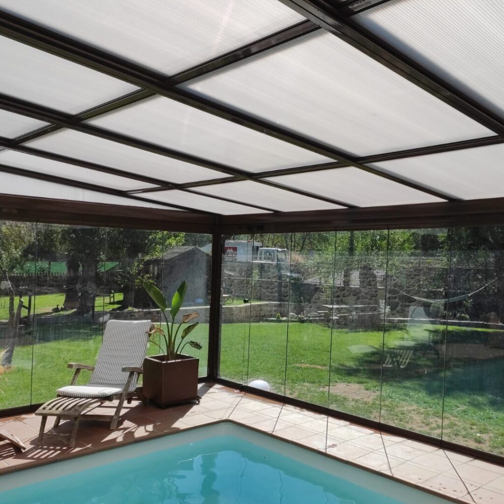 Cerramiento de terraza fabricado en nuestra fábrica