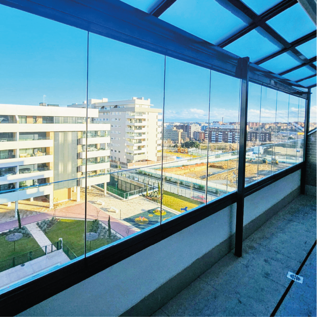Cortina de cristal calidad